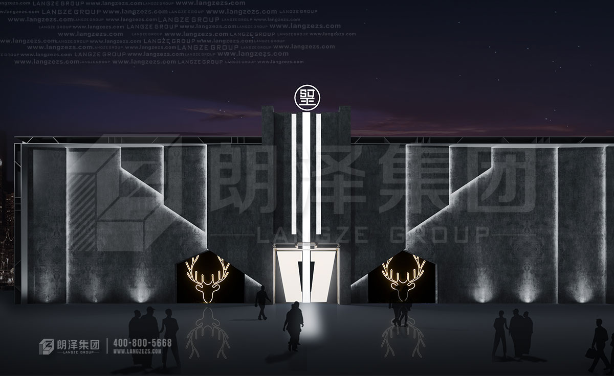 西田圣光酒吧設計效果圖（外觀(guān)）