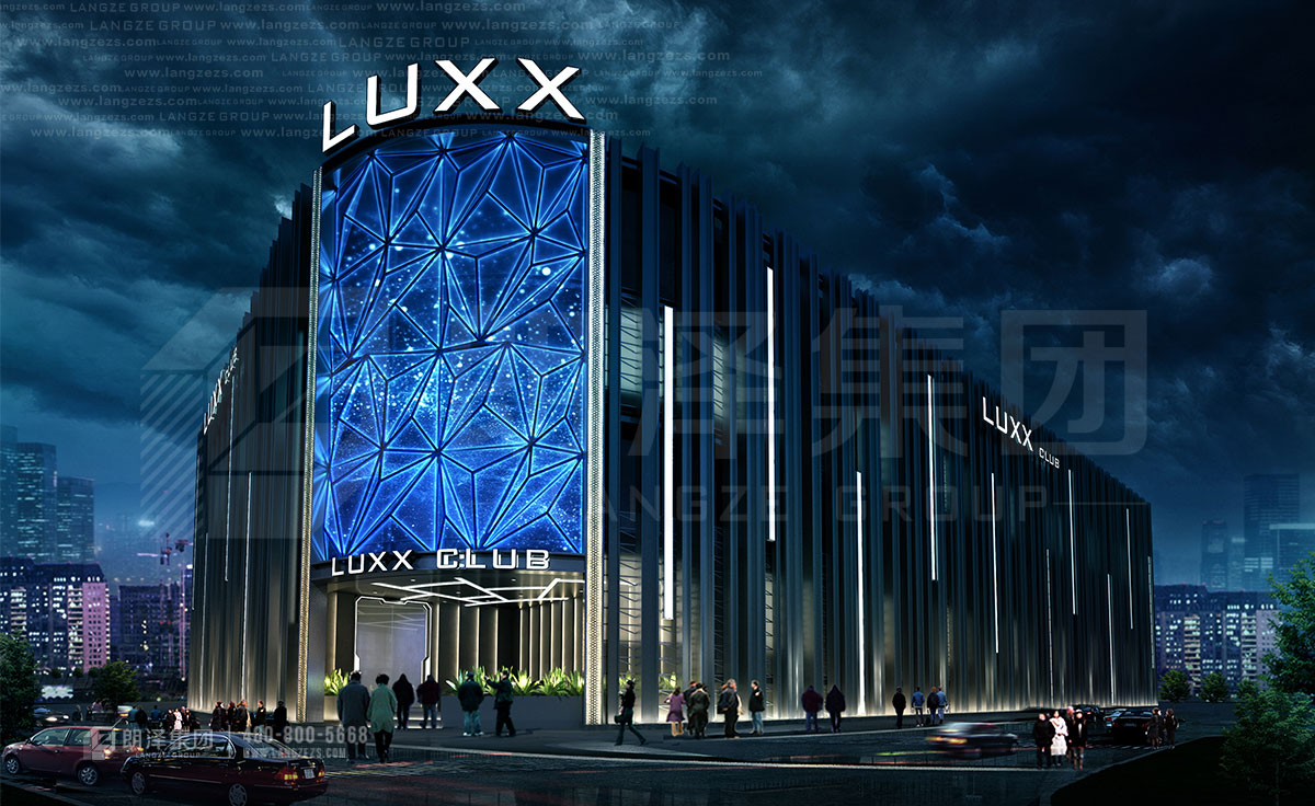 越南峴港LUXX酒吧設計效果圖（外觀(guān)）